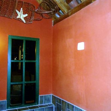 Rote Hausfassade